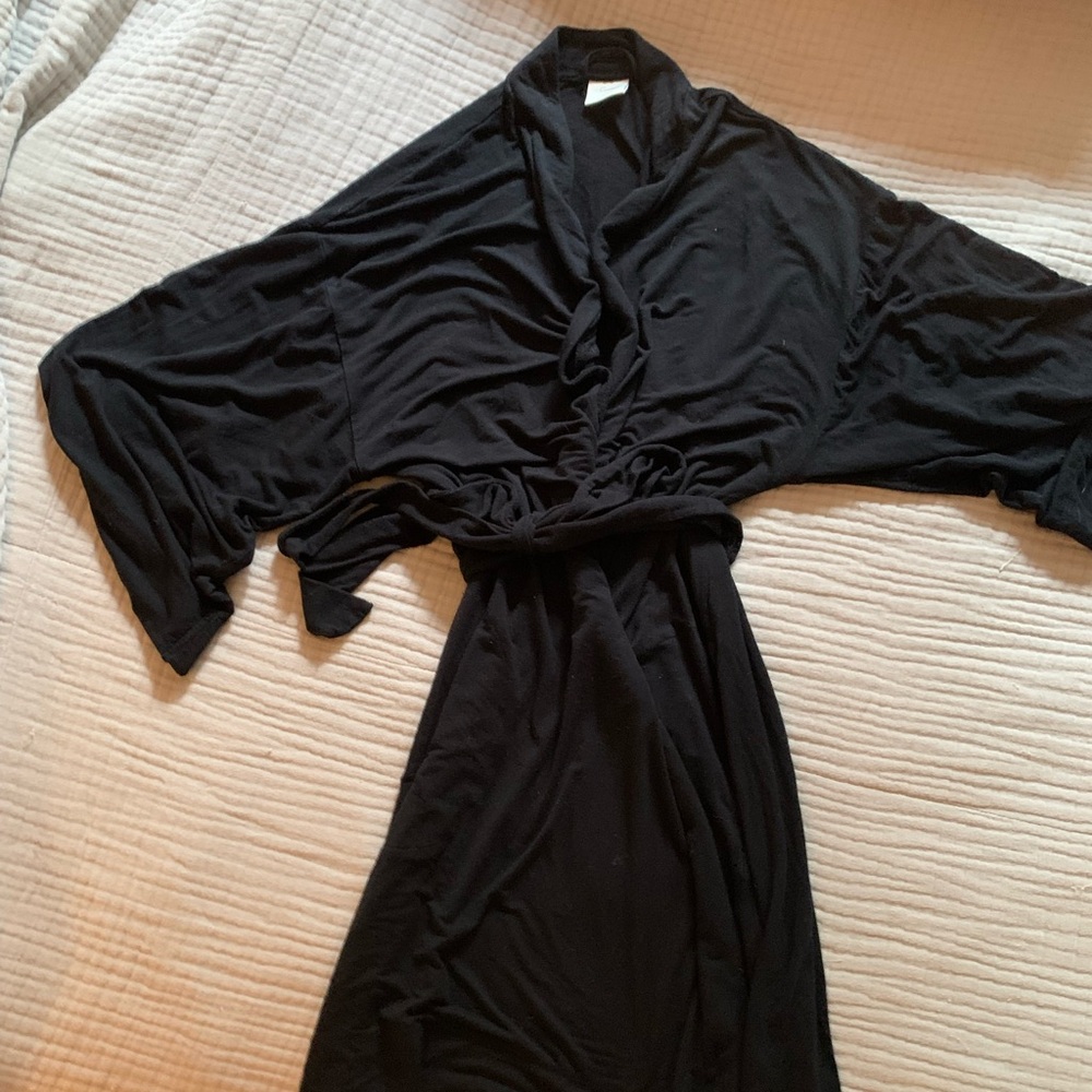 Soma Black Women's Robe - Picture 3 of 6